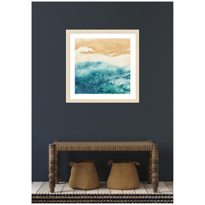 Framed Art On Warm Sand by Janet Meinke Lau
