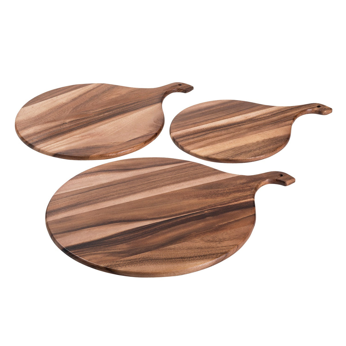 Acacia Wood Cutting/ Charcuterie Board - Medium Round by Kalmar Home - product image 3 for Resin Society