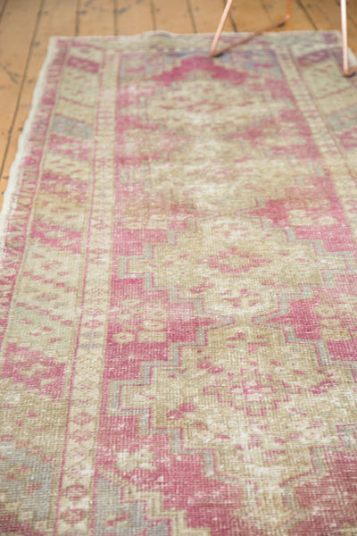 3.5x9.5 Vintage Distressed Oushak Rug Runner by Old New House® - product image 7 for Resin Society