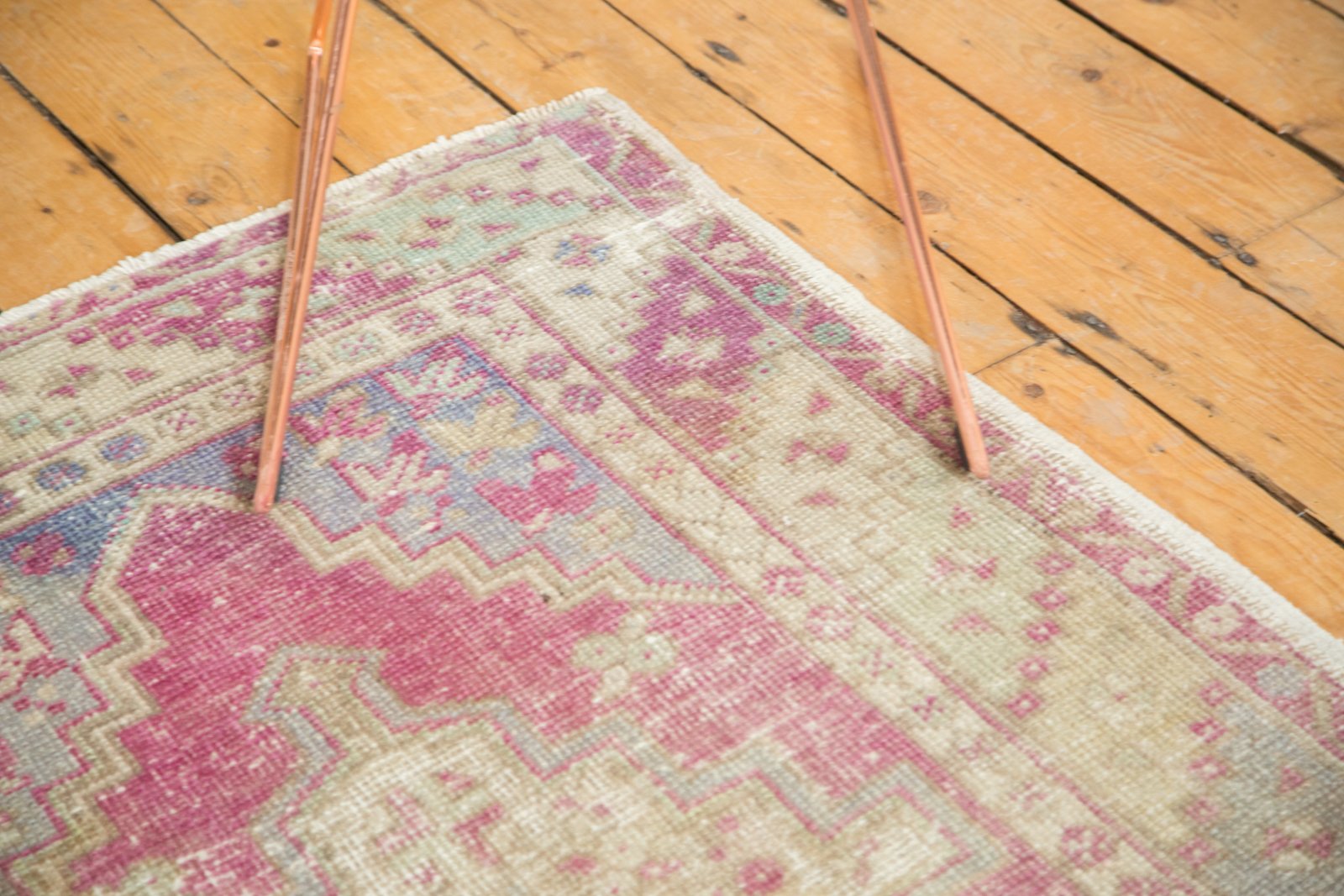 3.5x9.5 Vintage Distressed Oushak Rug Runner by Old New House® - product image 8 for Resin Society