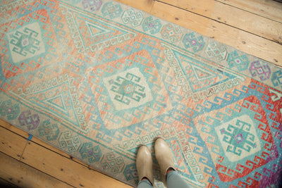 3.5x10.5 Vintage Distressed Oushak Rug Runner by Old New House® - product image 2 for Resin Society