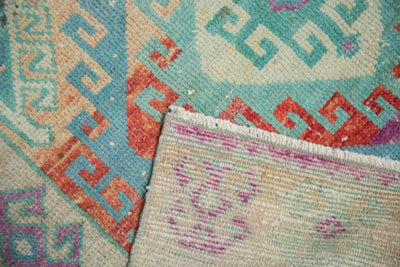 3.5x10.5 Vintage Distressed Oushak Rug Runner by Old New House® - product image 6 for Resin Society