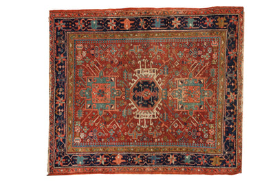 4x4.5 Antique Fine Karaja Square Rug by Old New House® - main product image for Resin Society