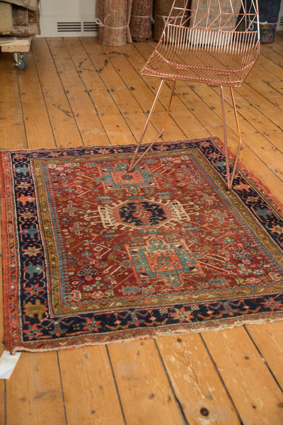 4x4.5 Antique Fine Karaja Square Rug by Old New House® - product image 9 for Resin Society