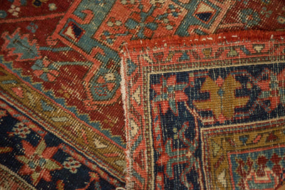 4x4.5 Antique Fine Karaja Square Rug by Old New House® - product image 12 for Resin Society