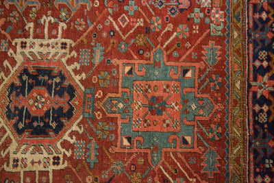 4x4.5 Antique Fine Karaja Square Rug by Old New House® - product image 13 for Resin Society