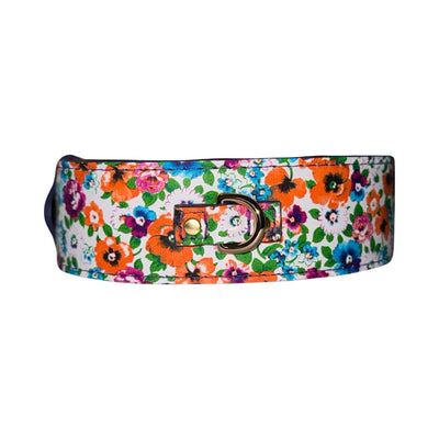 Poppy & Pansy Italian Leather Collar With our Classic Buckle