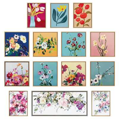 Sylvie Spring Beauties Framed Canvas by Emma Daisy