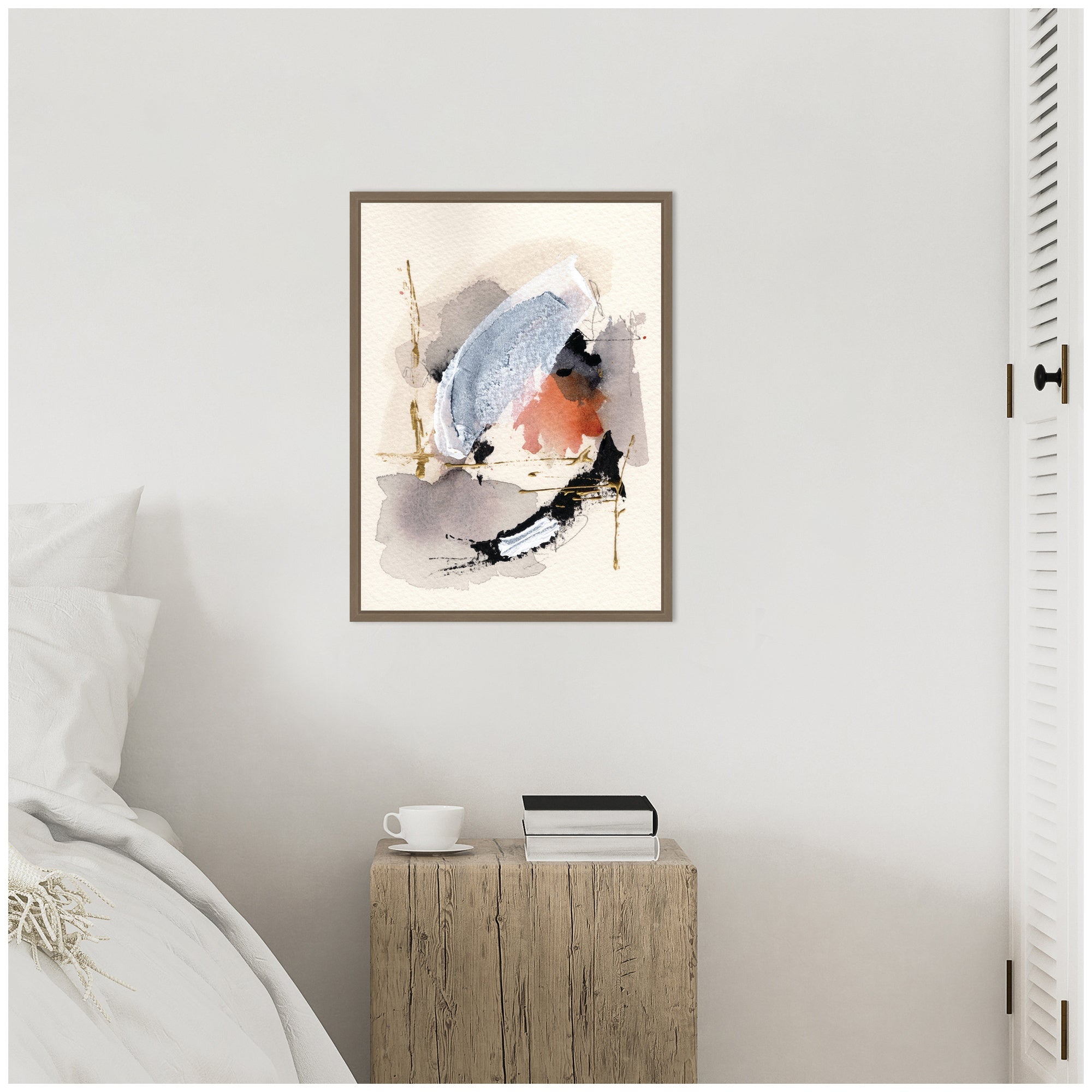 Sylvie Urban Wanderer 2 Framed Canvas by Xizhou Xie