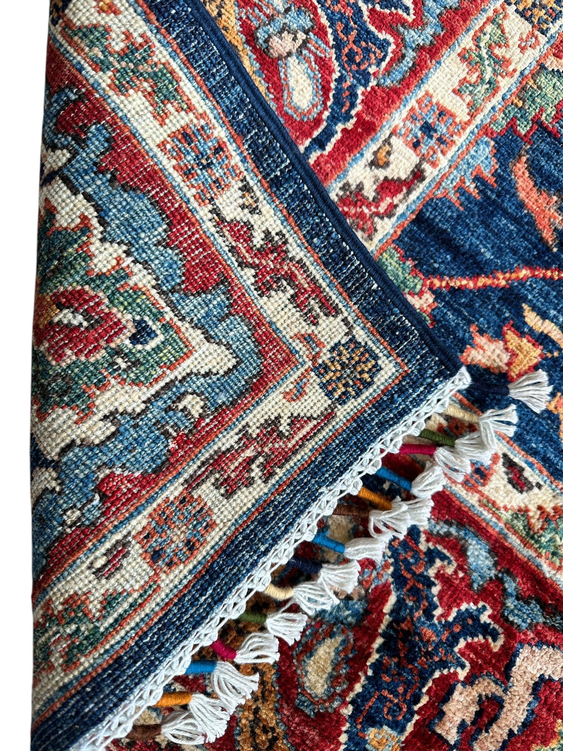 Hand-Knotted Afghani Bidjar Ghazni Wool Rug – 6'7" x 9'10" – Elegant by Rugistan - product image 13 for Resin Society