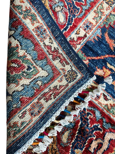 Hand-Knotted Afghani Bidjar Ghazni Wool Rug – 6'7" x 9'10" – Elegant by Rugistan - product image 13 for Resin Society