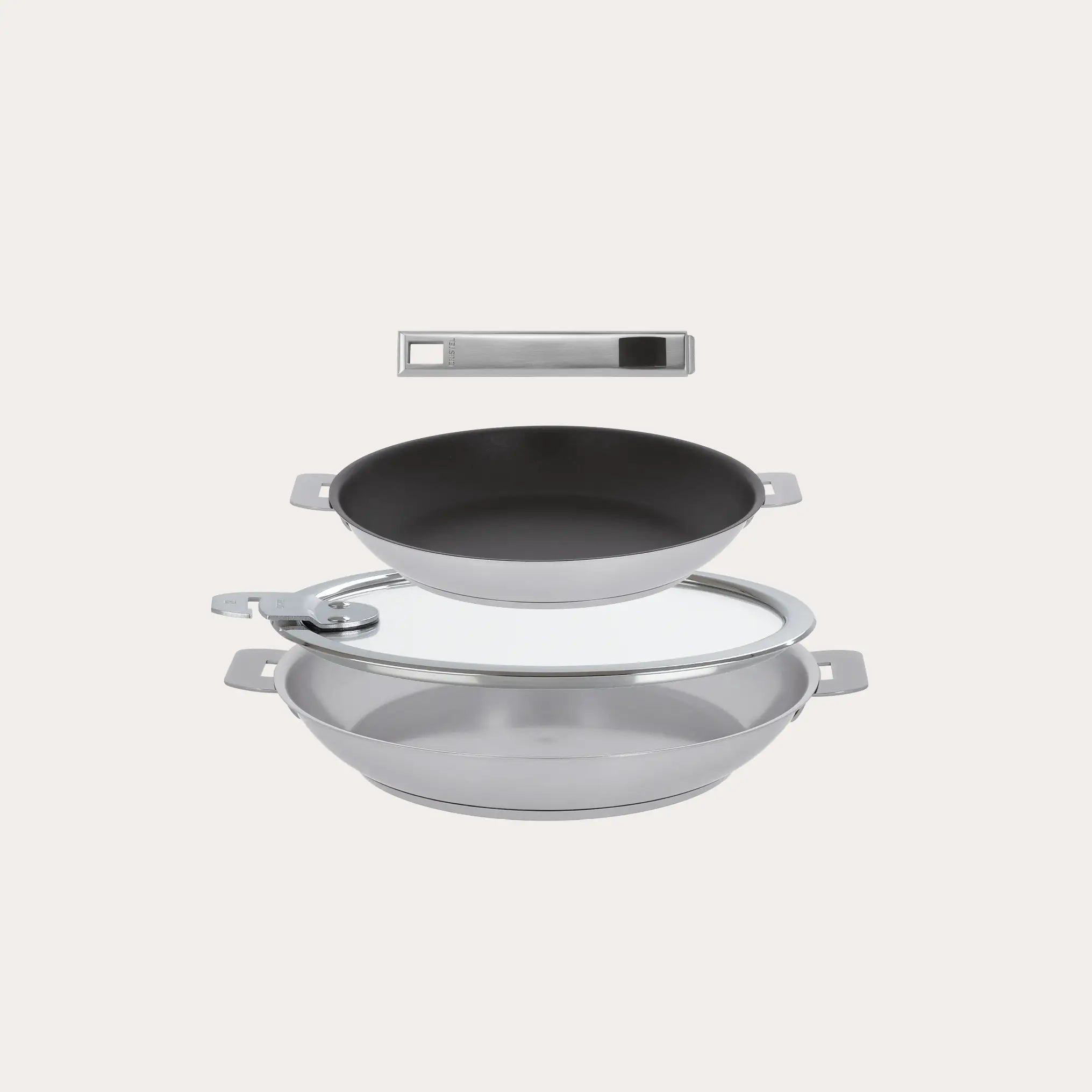 4-Piece mixed frying pan Set by CRISTEL USA - main product image for Resin Society
