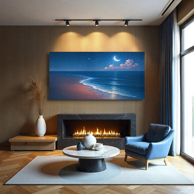 Beach Shoreline Coastal Wall Art V by Tailored Canvases - product image 3 for Resin Society