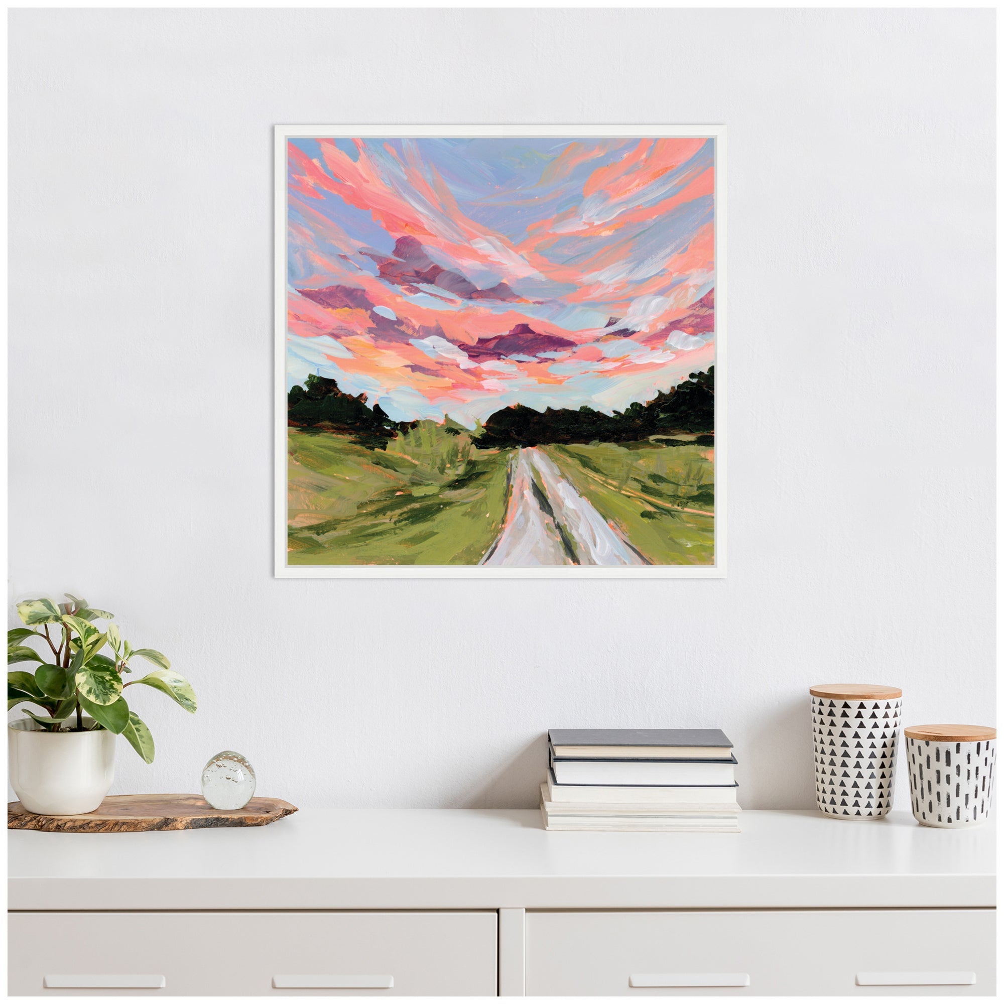 Sylvie Illinois Framed Canvas by Emily Kenney