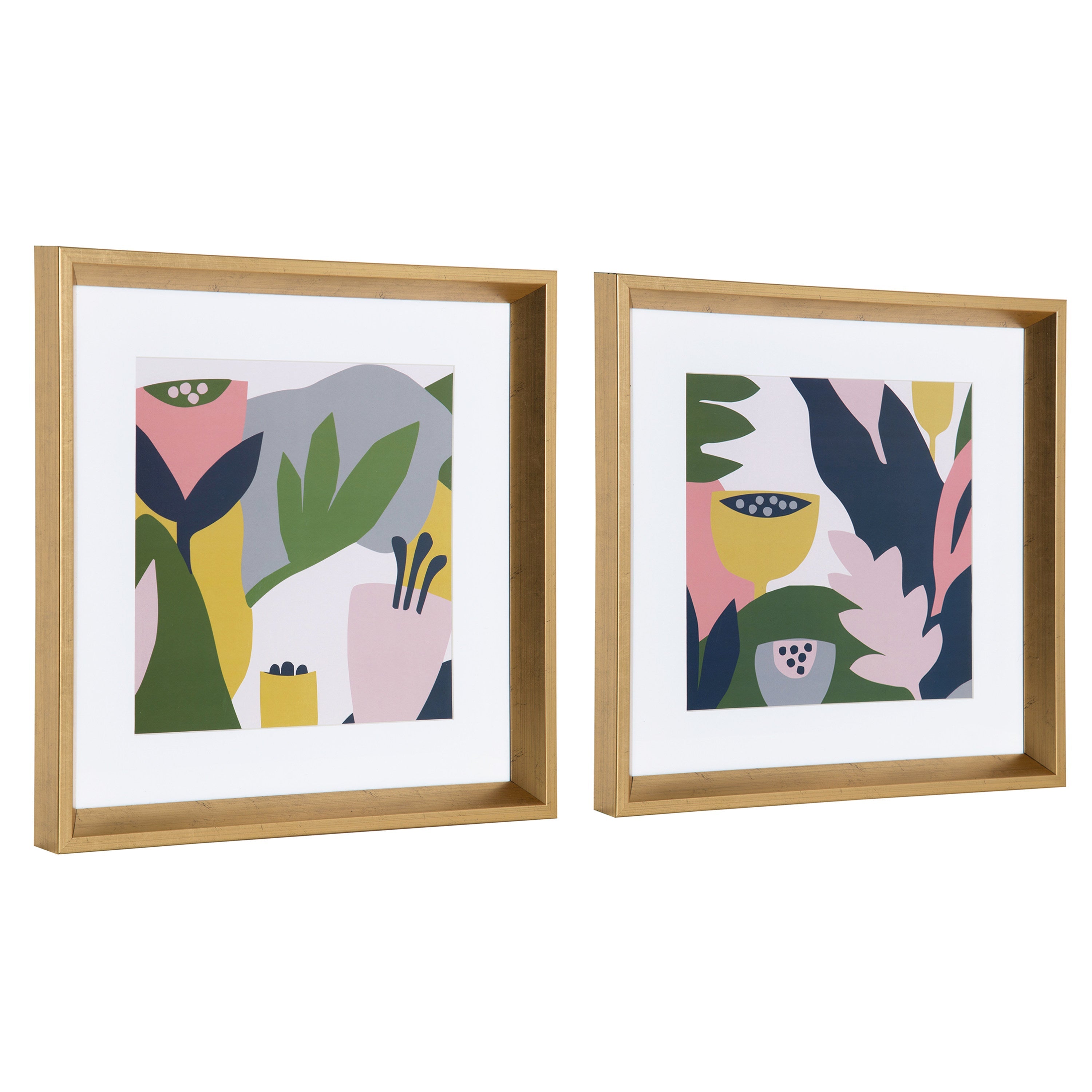 Calter Myriam's Garden Framed Print Art Set by Myriam Van Neste by kateandlaurel - product image 2 for Resin Society