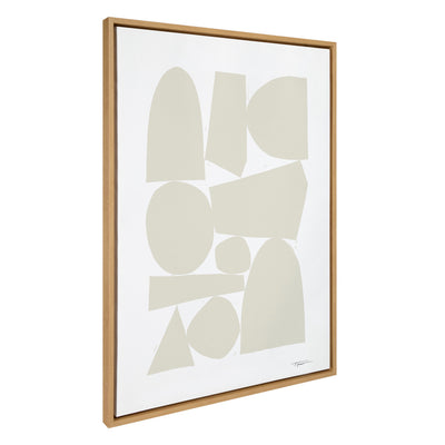 Sylvie Constructed II Neutral Framed Canvas by kateandlaurel - product image 15 for Resin Society