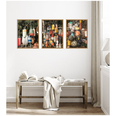 Buoys No.
1 No.
2 and No.3 3 Piece Framed Canvas Wall Art Set by Emiko and Mark Franzen F2 Images