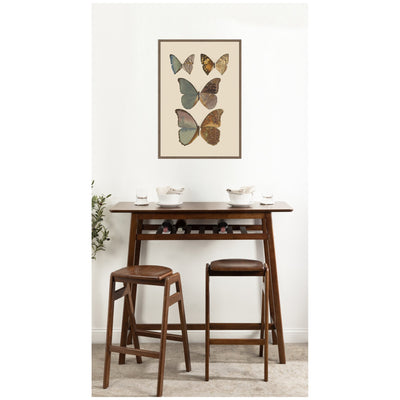 Exotische schmetterlinge Pl 067 by Otto Staudinger by Nostalgia Prints Framed Canvas Wall Art Print