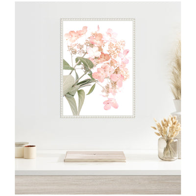 Sylvie Hydrangea Framed Canvas by Alicia Abla
