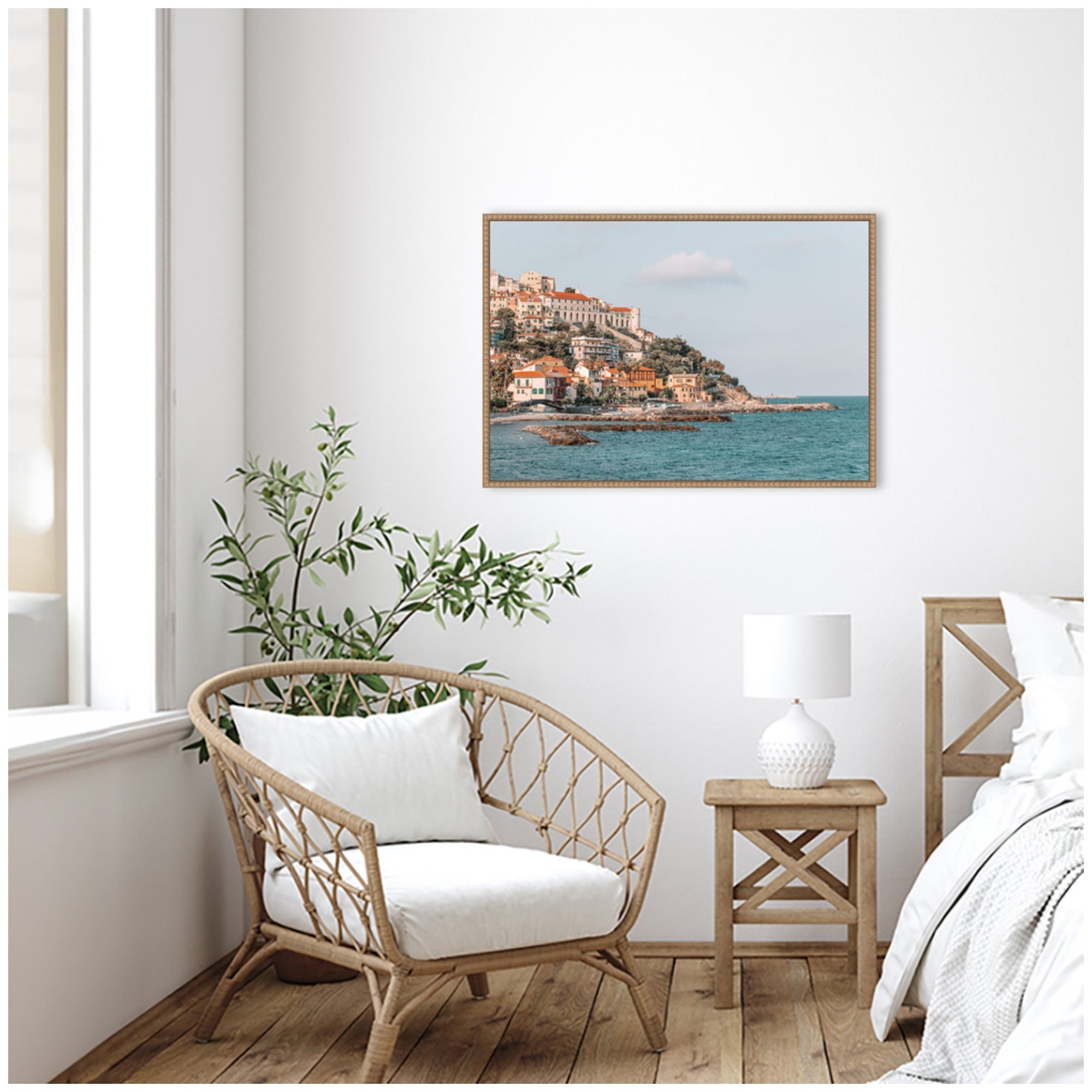Sylvie Imperial Framed Canvas by Alicia Abla