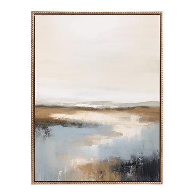 Sylvie Beaded Idyllic Retreat Framed Canvas by Amy Lighthall