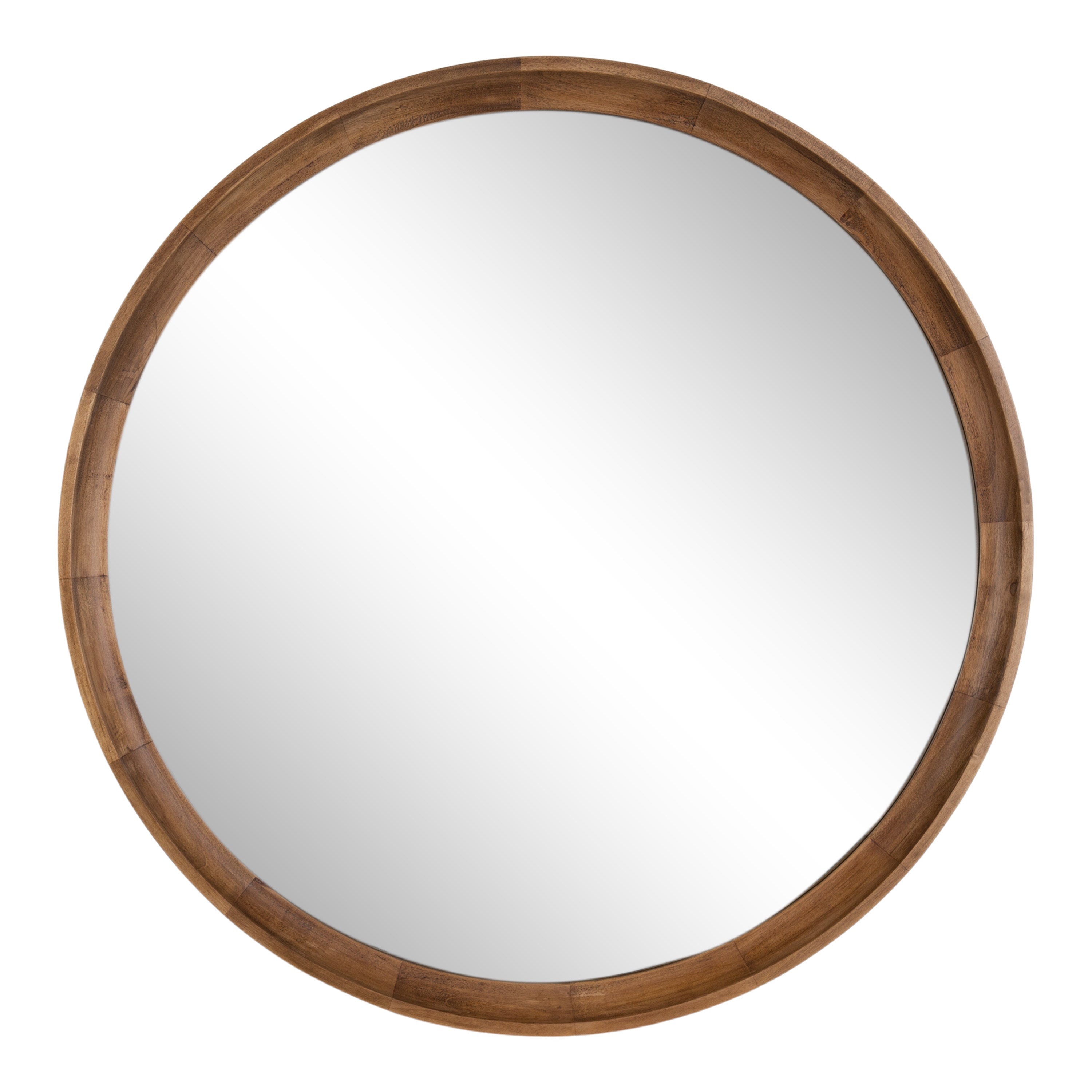 Hatherleigh Round Wood Wall Mirror