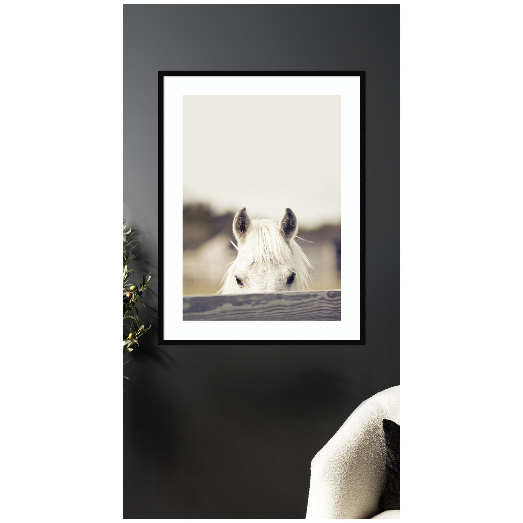 Equine Crop by Robert Cadloff Framed Wall Art Print