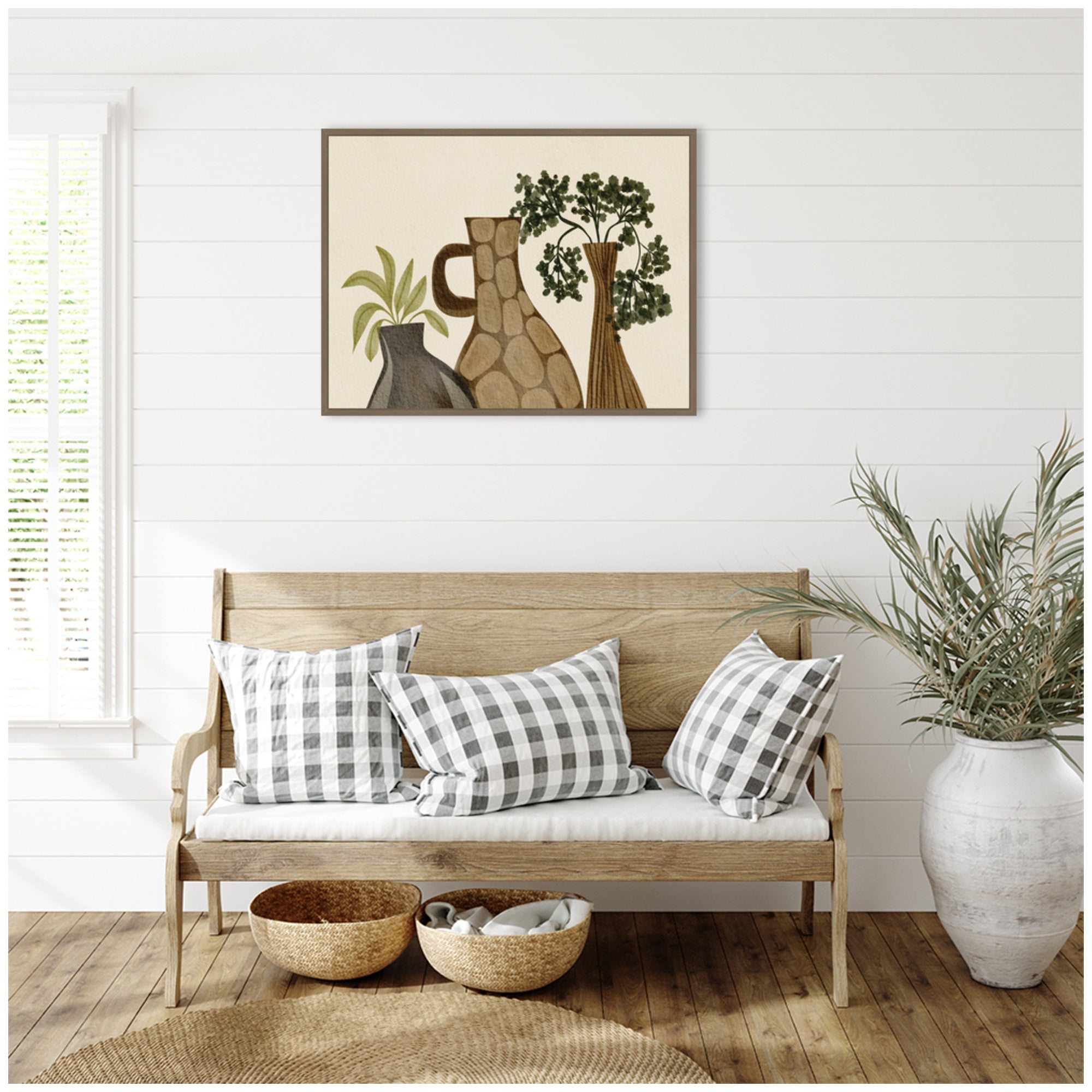 Rustic Stilllife 02 by Nikita Jariwala Framed Canvas Wall Art Print