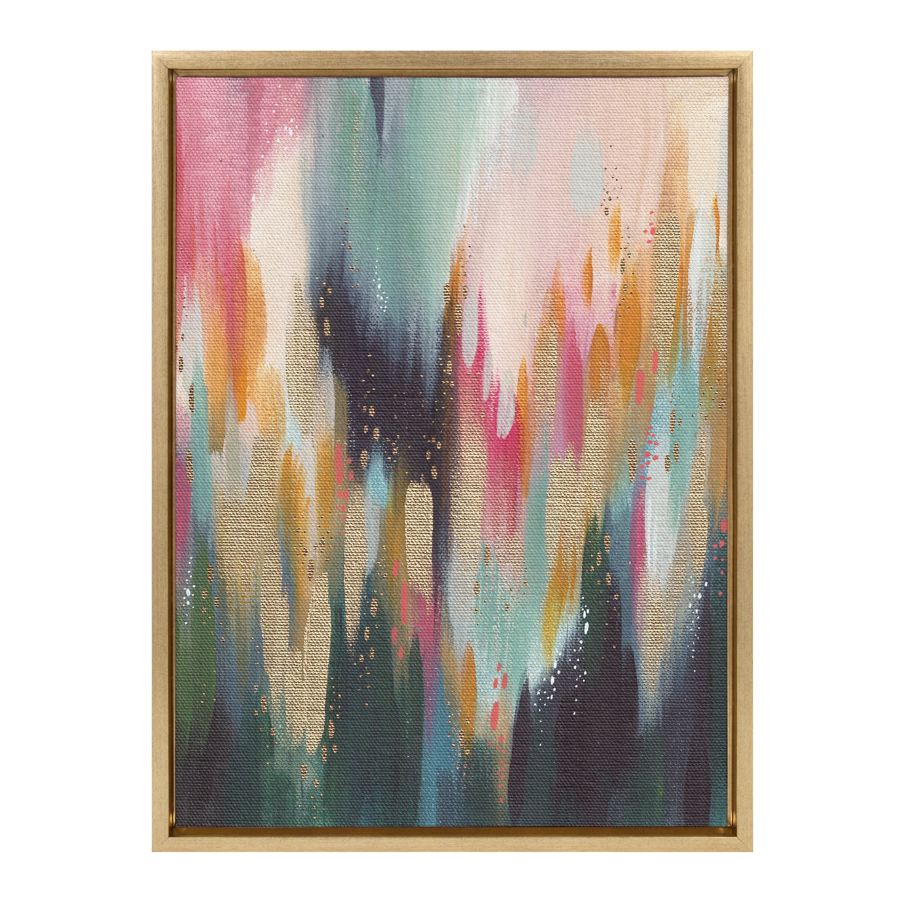 Sylvie Brushstroke 135 Framed Canvas by kateandlaurel - product image 19 for Resin Society