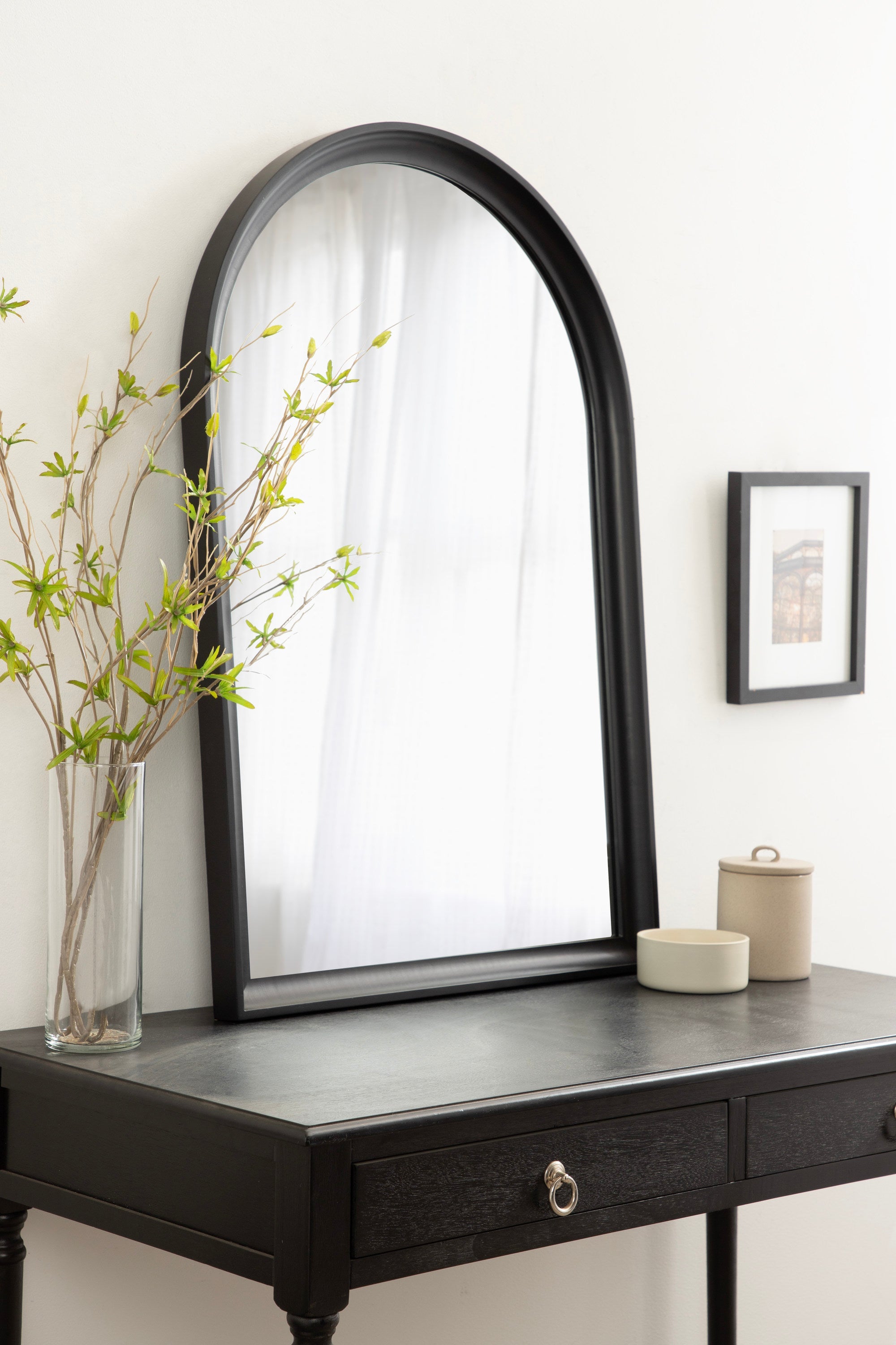 Hatherleigh Arch Wood Wall Mirror