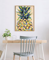 Sylvie Pineapple Study No 2 Framed Canvas by Rachel Christopoulos