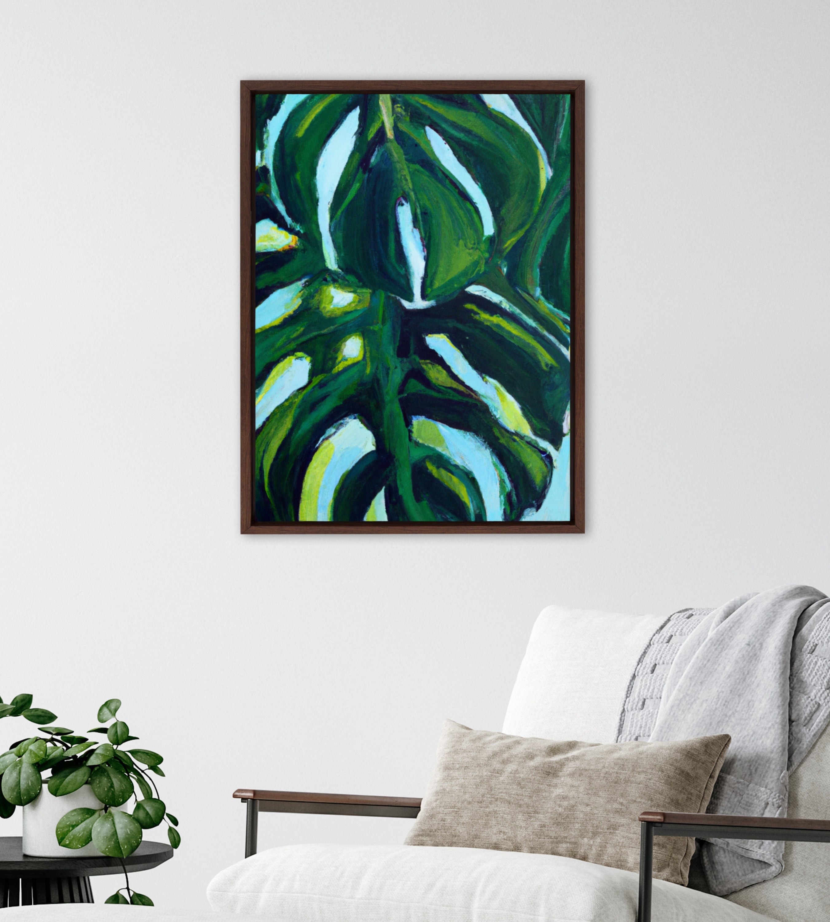 Sylvie Blank Framed Canvas 18x24
