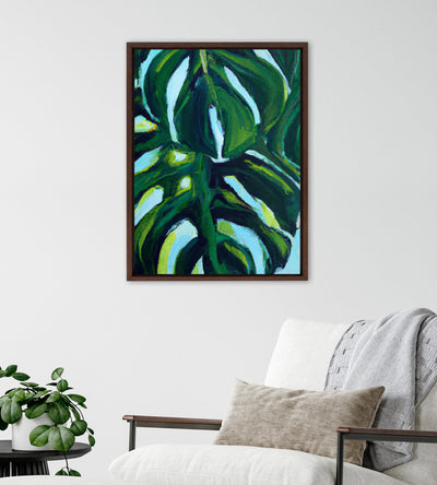 Sylvie Blank Framed Canvas 18x24