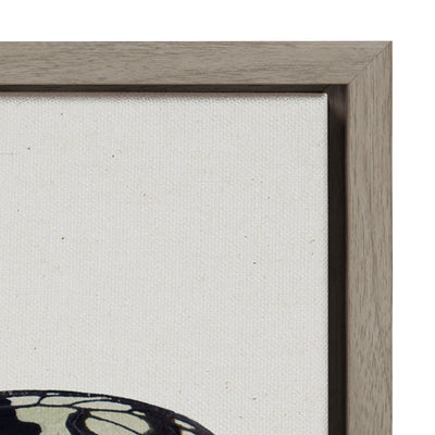Sylvie Two Tone Butterfly Framed Canvas by kateandlaurel - product image 3 for Resin Society