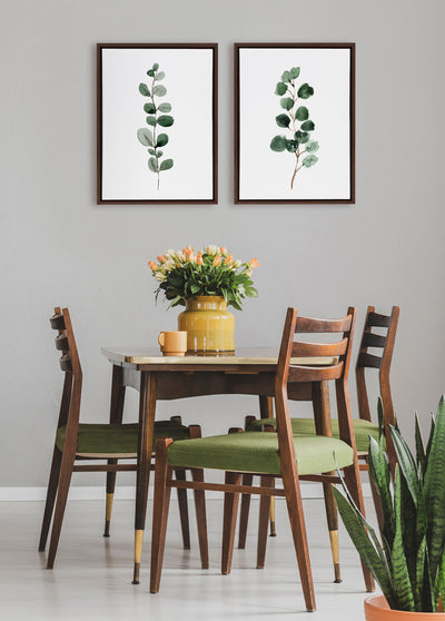 Sylvie Eucalyptus Framed Canvas Set by kateandlaurel - product image 10 for Resin Society