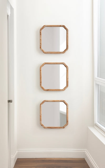 Marston Wood Wall Mirror Set