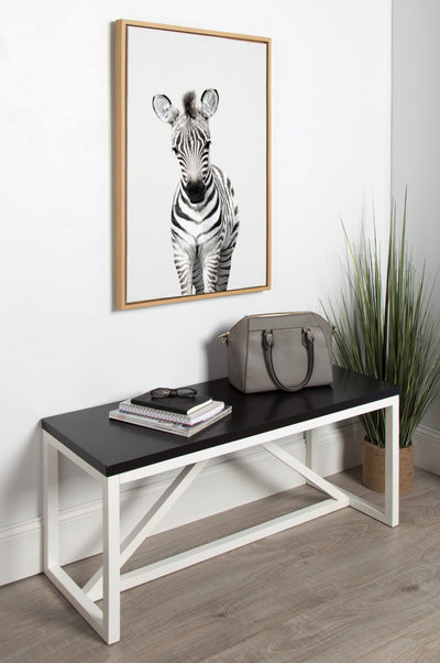 Sylvie Baby Zebra Framed Canvas by Amy Peterson by kateandlaurel - product image 20 for Resin Society