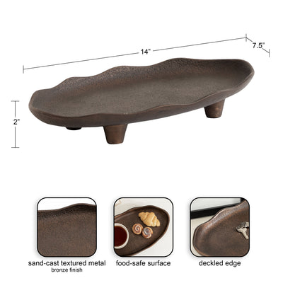Alessia Oval Decorative Tray