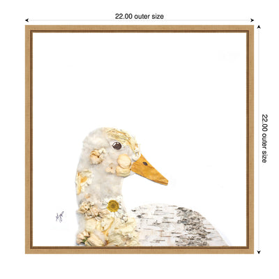 Duck No.
2 Framed Canvas Wall Art Print by Madeline Jeppesen