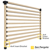 Pergola Insert Bracket (for 4x4 Wood Posts)