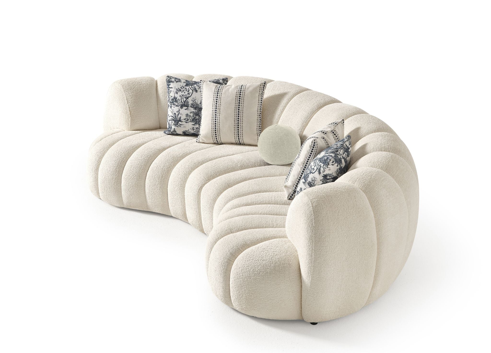 Rhodes Curved Sofa detail image - Resin Society
