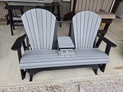 6' Adirondack Style Bench Glider by Dutch Country Patio, LLC - product image 4 for Resin Society