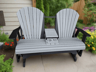 6' Adirondack Style Bench Glider by Dutch Country Patio, LLC - product image 2 for Resin Society