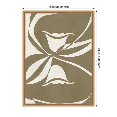 Sylvie Bound by Beauty 2 Framed Canvas by Shatha Al Dafai