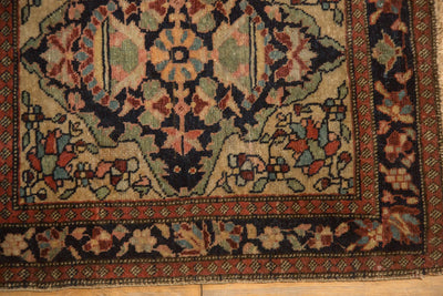 RESERVED 1.5x2 Antique Farahan Sarouk Square Bag Face Rug Mat