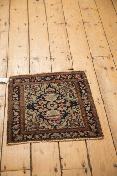 RESERVED 1.5x2 Antique Farahan Sarouk Square Bag Face Rug Mat