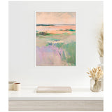 Sylvie Pastel Horizon II Framed Canvas