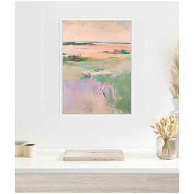 Sylvie Pastel Horizon II Framed Canvas
