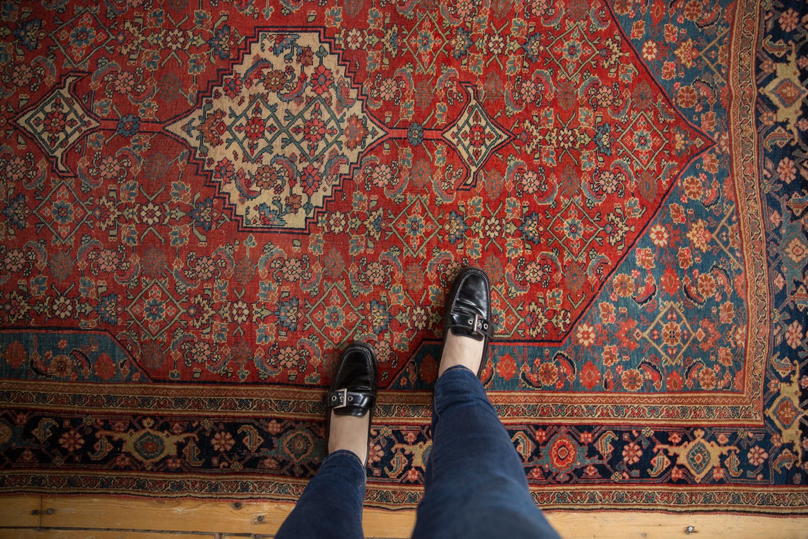 5x7.5 Antique Bijar Rug by Old New House® - product image 2 for Resin Society