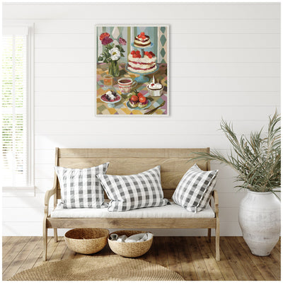 Sweet Tooth by Mary Sparrow Framed Canvas Wall Art Print